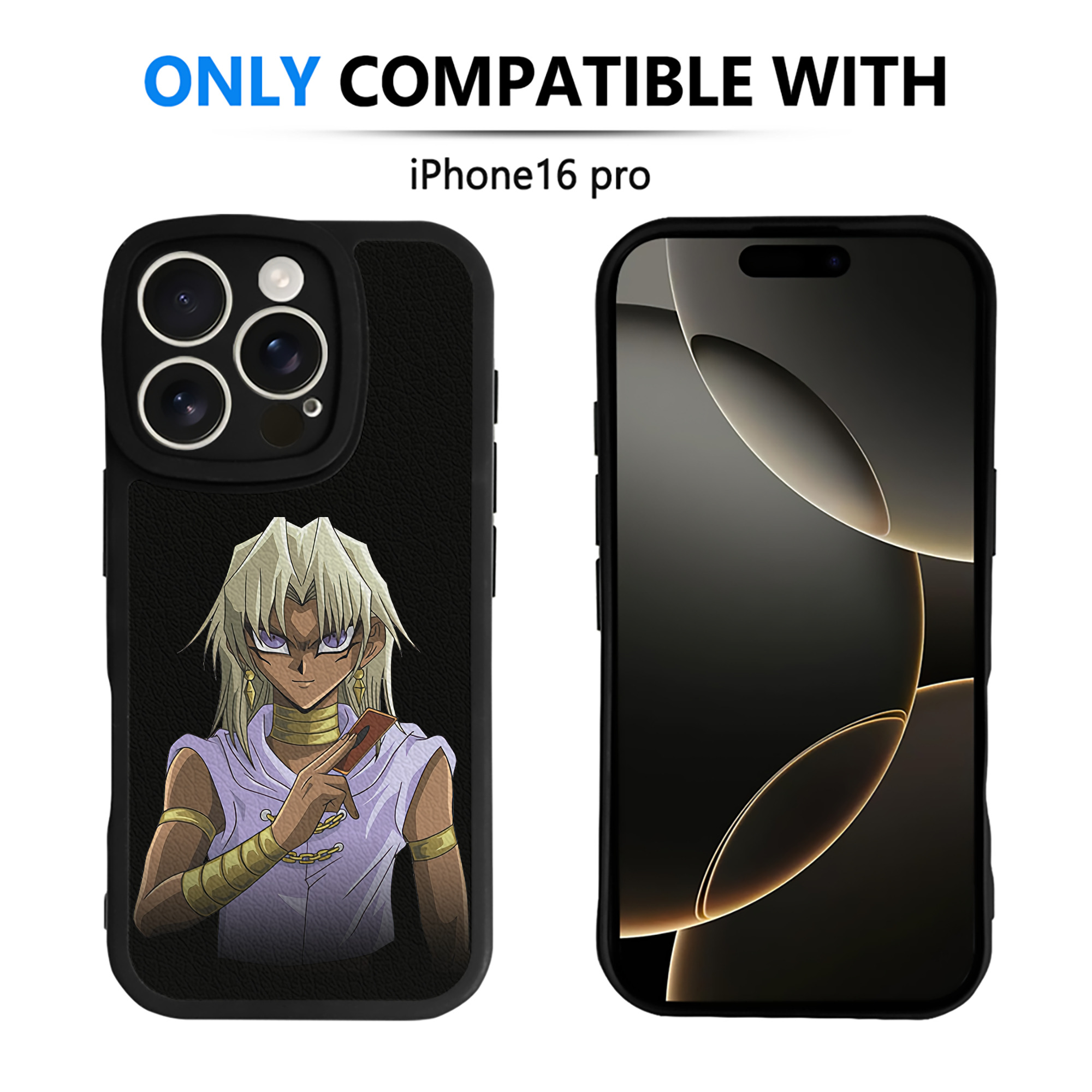 遊☆戯☆王 Yu-Gi-Oh! 【iPhone 16シリーズ対応】シリコンスマホケース（レザー調） 材質：シリコン